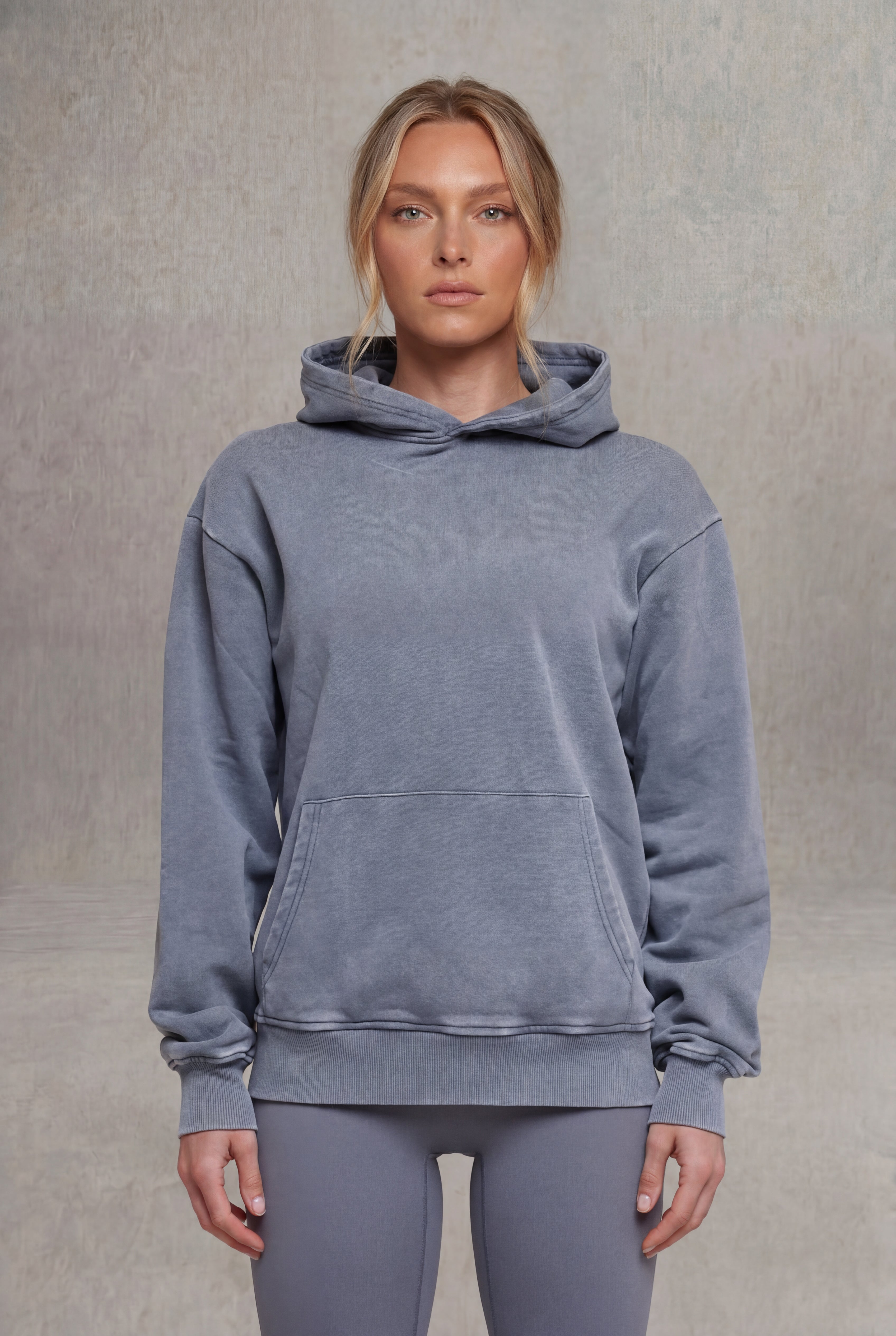 Comfort Washed Hoodie - Grey