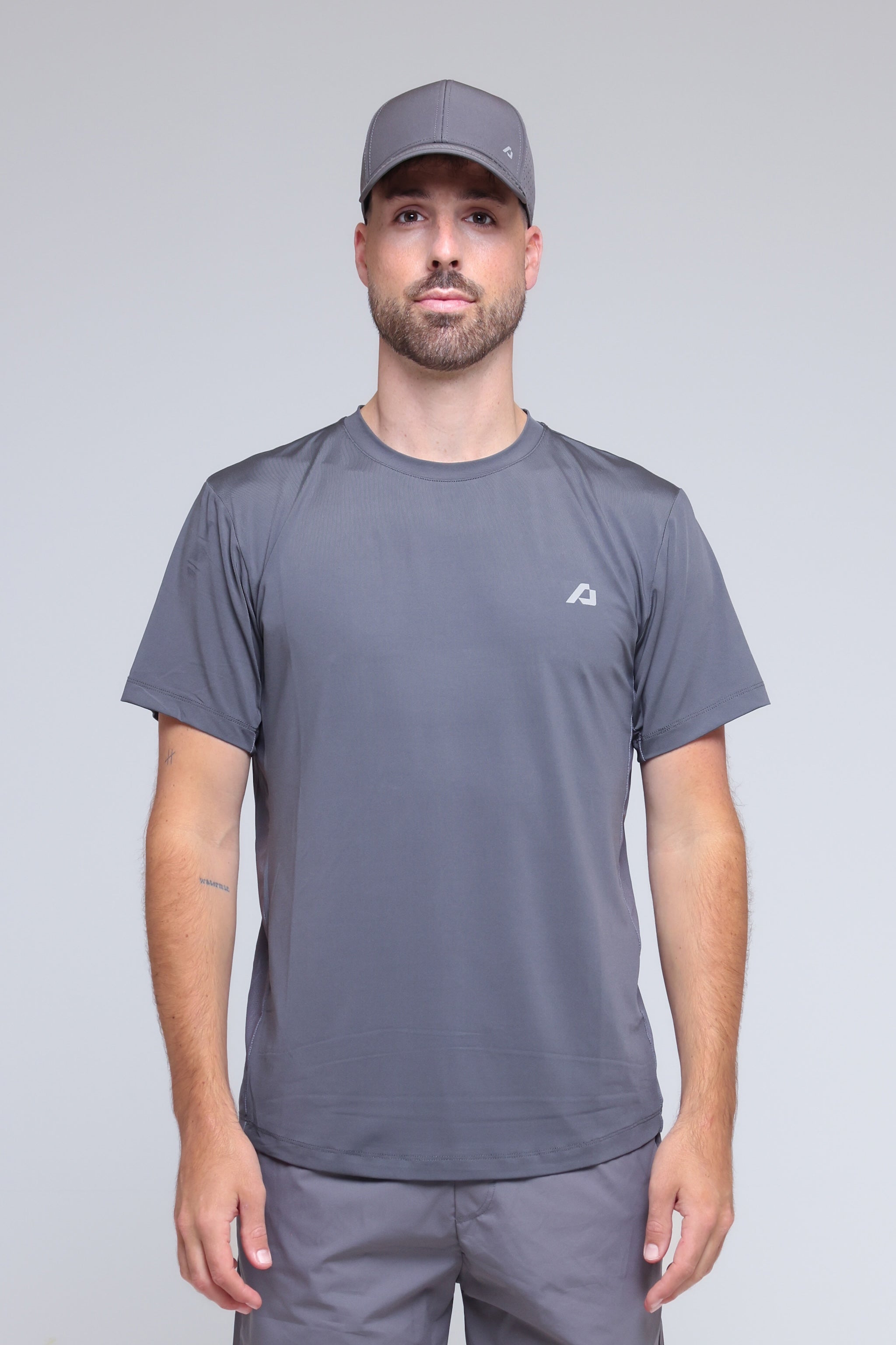 Active Work Out T-Shirt - Dark Grey