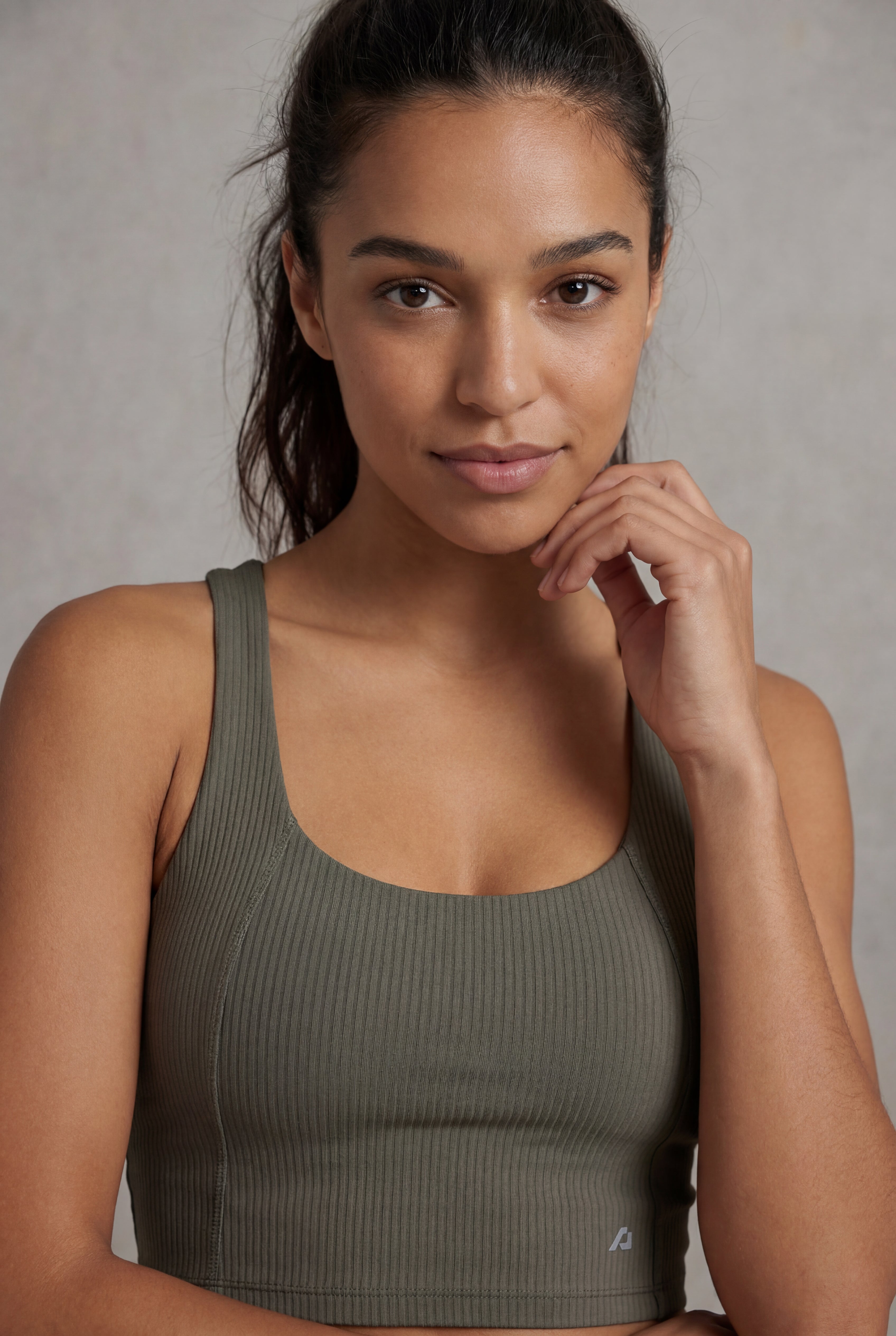 Flex8™ Rib Tank Top - Army