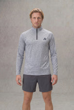 Active Half Zip Long Sleeve - Grey