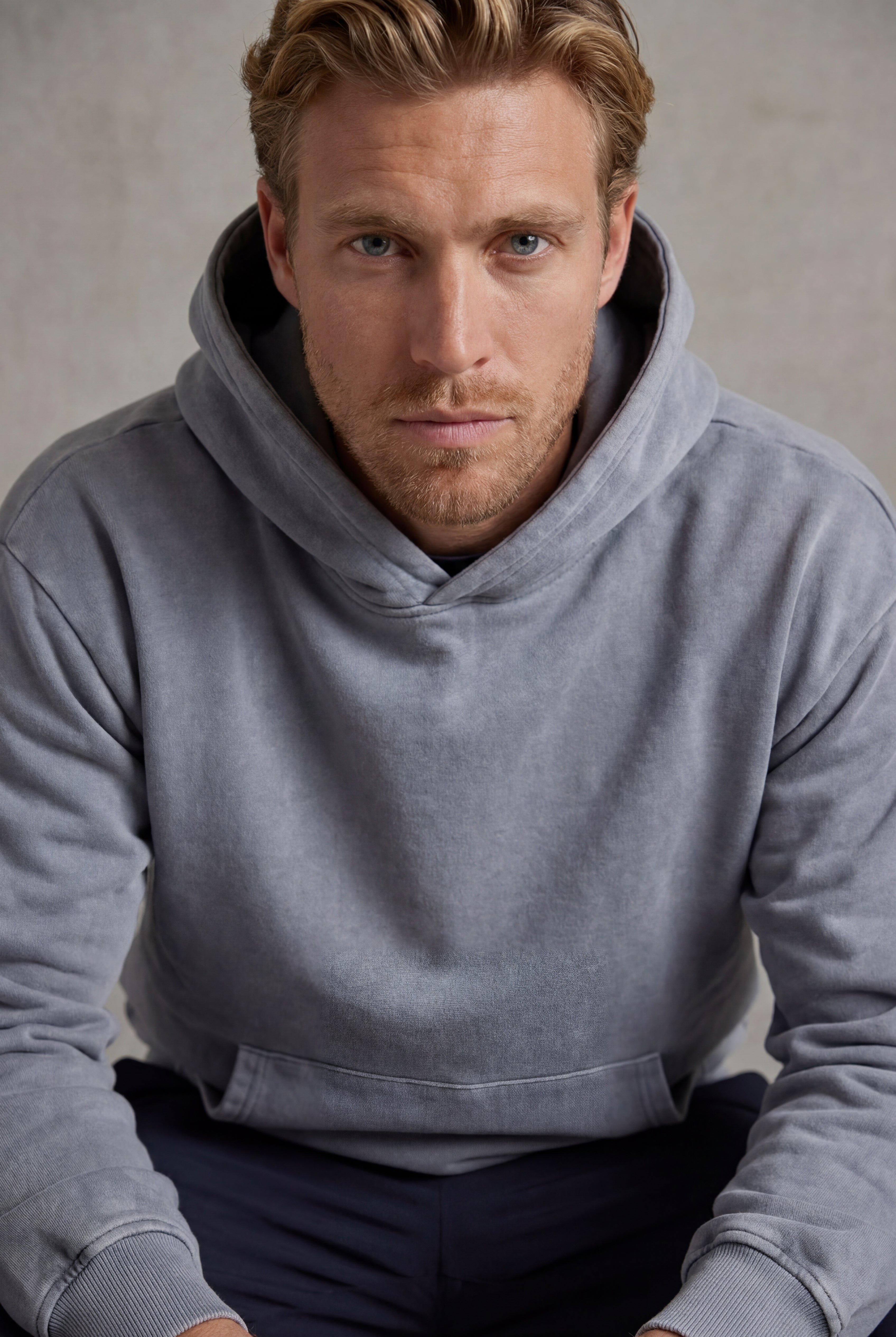 Comfort Washed Hoodie - Grey