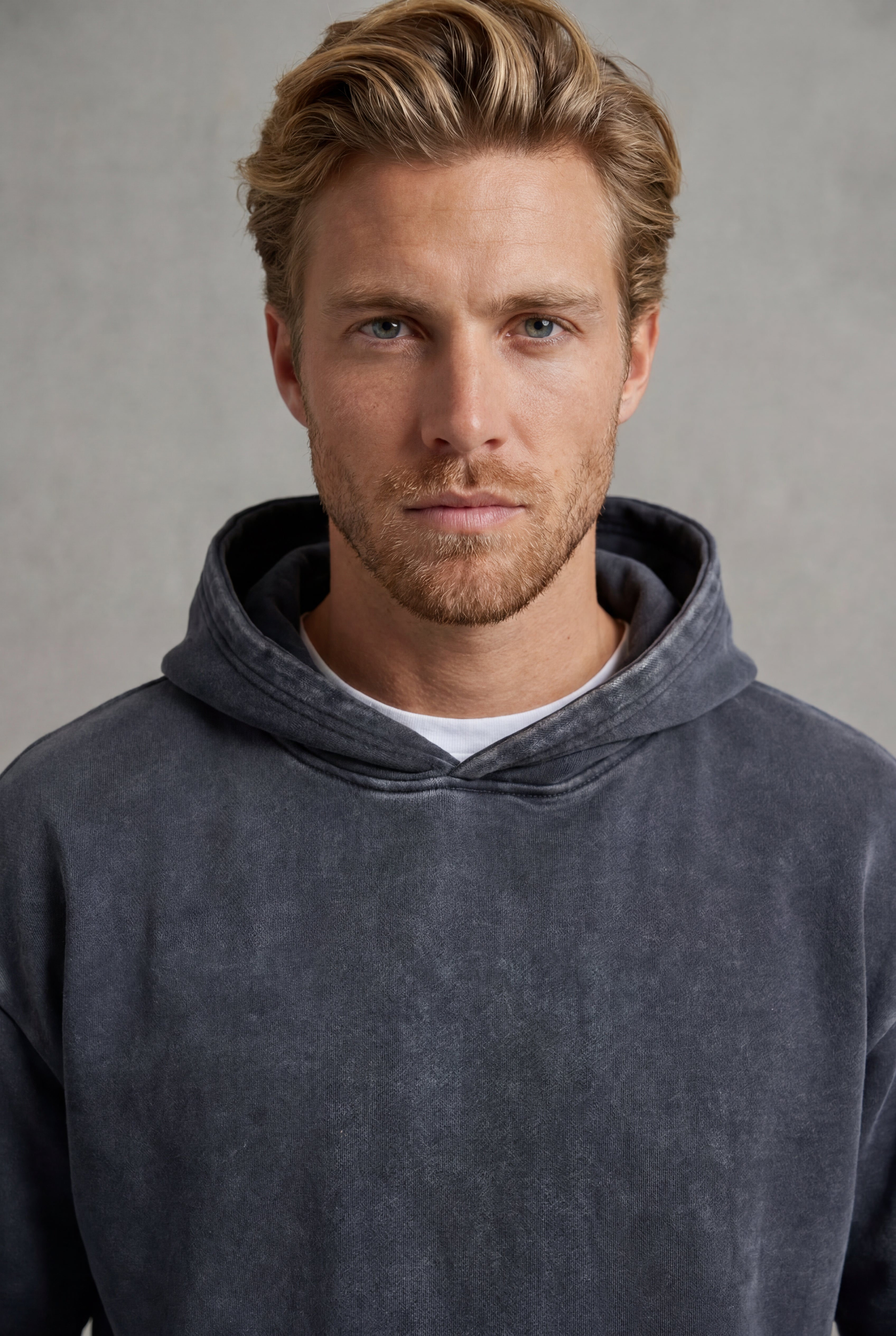 Comfort Washed Hoodie - Black
