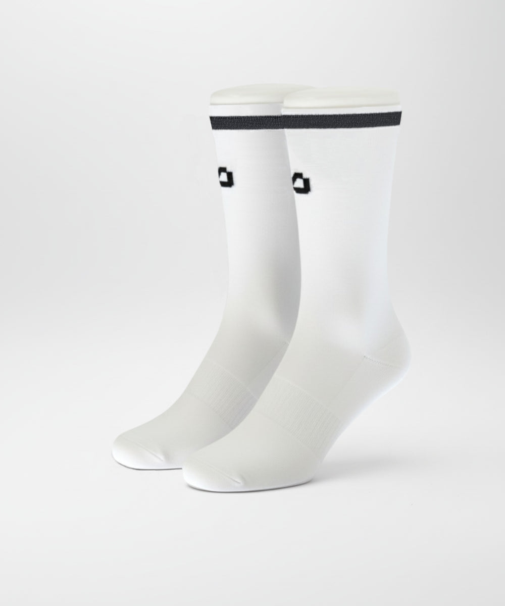 Active Run Sock - Reflective Performance - White