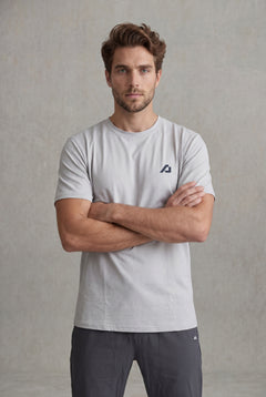 Essential Crew T-Shirt Men - Light Grey