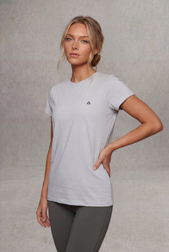 Essential Crew T-Shirt Women - Light Grey