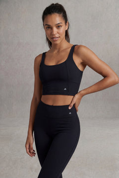 Flex8™ Rib Tank Top - Black